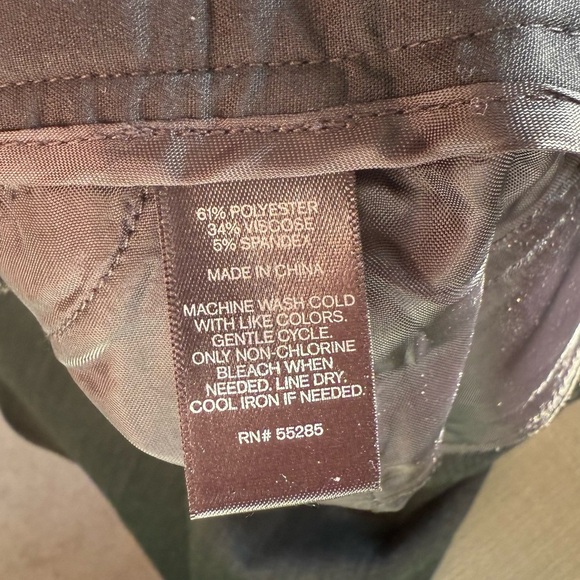 NWT Express Editor Barely Boot Charcoal Gray & Black Pants Size 10 - Picture 7 of 8